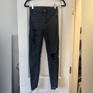 American Eagle Ripped Skinny Jeans